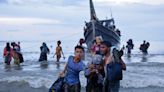 More than 240 Rohingya refugees afloat off Indonesia after they are twice refused by residents