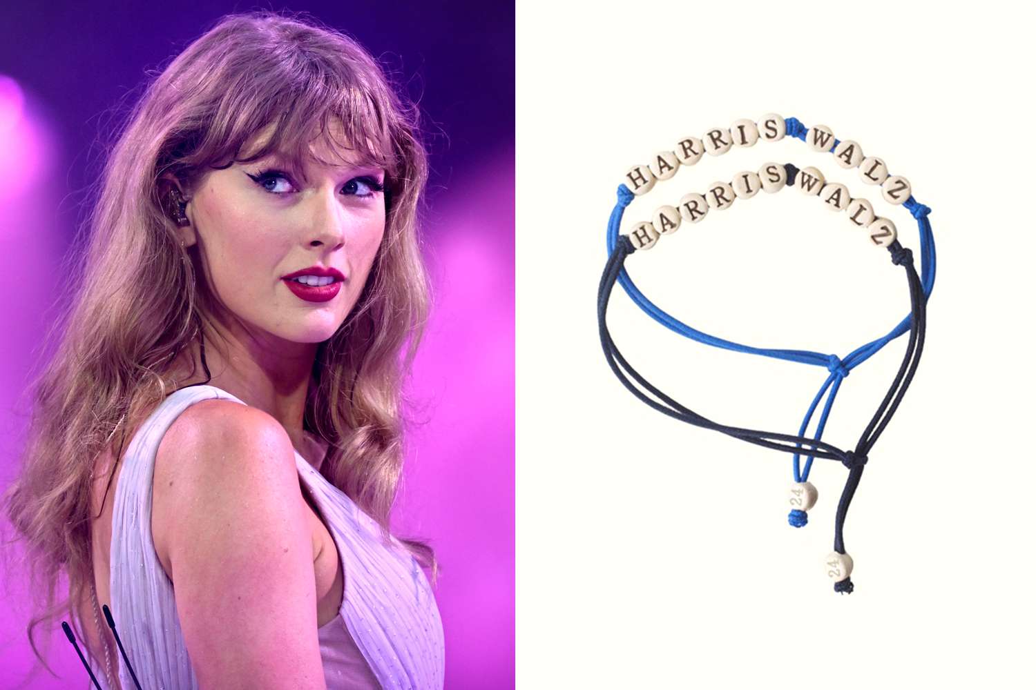 Kamala Harris' Campaign Selling Taylor Swift-Style Friendship Bracelets Following Endorsement