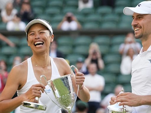 Hsieh Su-Wei, Jan Zielinski win mixed doubles title at Wimbledon | Tennis.com