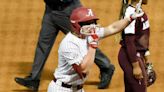 Watch Alabama softball celebrate with the crowd following its 1-0 win over No. 3 Tennessee