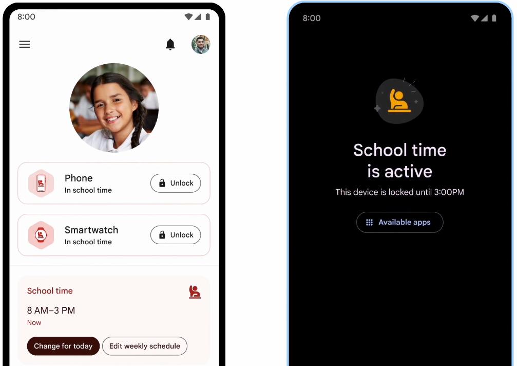 Google's 'school time' setting for kids coming to Android devices