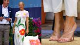 Gwyneth Paltrow Embraces Clear Heels Trend With Gianvito Rossi Strappy Sandals at Cannes Lions 2024 Festival