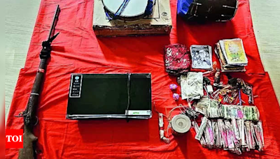 Maoists Surprise: Old TV Set Discovered in Bastar Hideout | Raipur News - Times of India