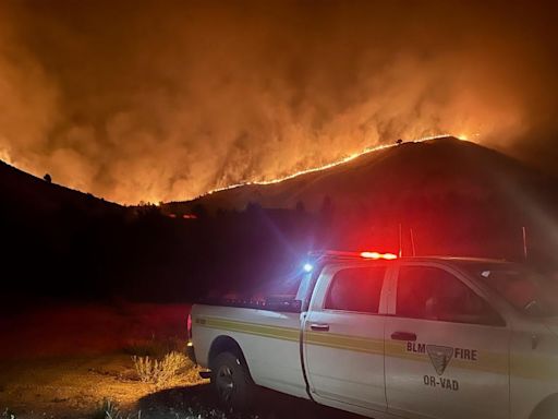 Durkee Fire in Oregon becomes largest active wildfire in the U.S.