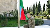 Aliyev raises Azerbaijan's flag in former breakaway region of Karabakh