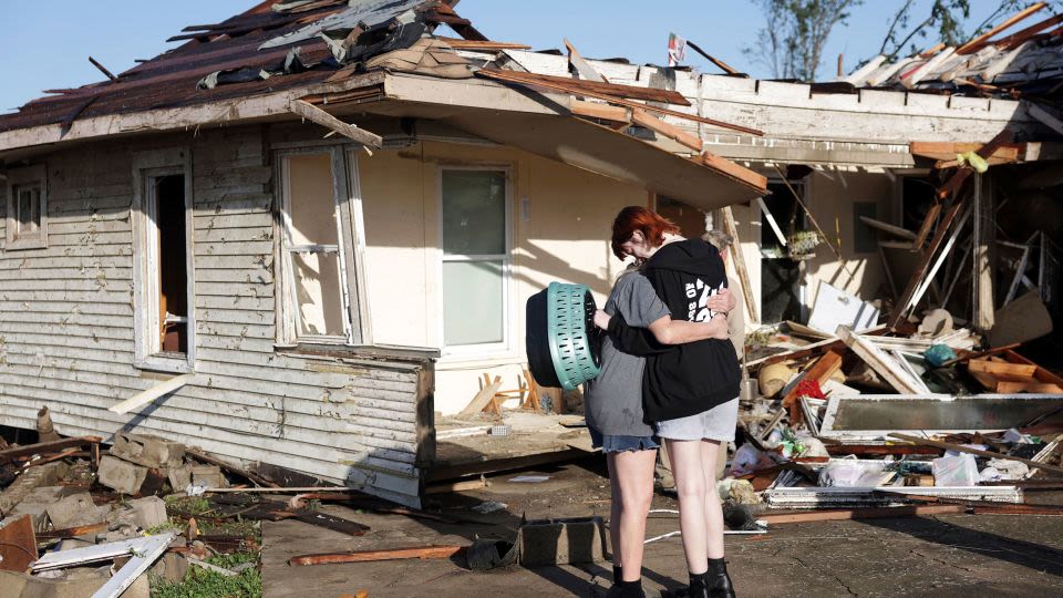 Several twisters hit Michigan, where a rare tornado emergency was declared for one city