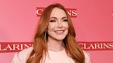 Lindsay Lohan Takes Break From 'Freaky Friday' Filming for a Beachside Fashion Moment with Son Luai