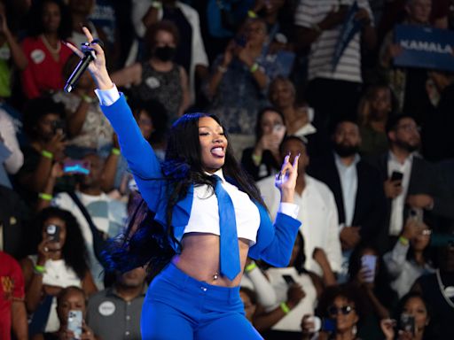 Megan Thee Stallion hits back at Kamala Harris rally performance critics: 'Fake Mad'