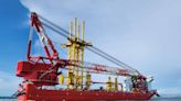 重吊船抵台 森崴能源台電離岸二期啟動海上工程