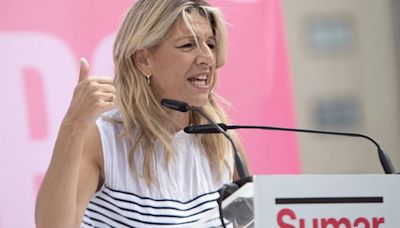 Yolanda Díaz acusa al PSOE de "falta de lealtad" y exige un debate en el Congreso sobre el envío de armas a Ucrania