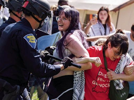 Indiana University wrong to use force in clearing protest encampment