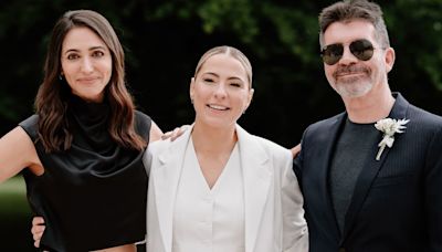 'Proud' Simon Cowell pictured at tearful bride Lucy Spraggan's wedding – exclusive photos