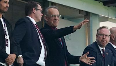 Tom Hanks cheers on Aston Villa in chaotic 3-3 draw against Liverpool