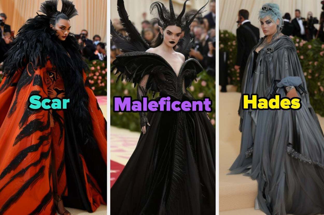 Here's What AI Thinks Disney Villians-Inspired Met Gala Looks Should Look Like