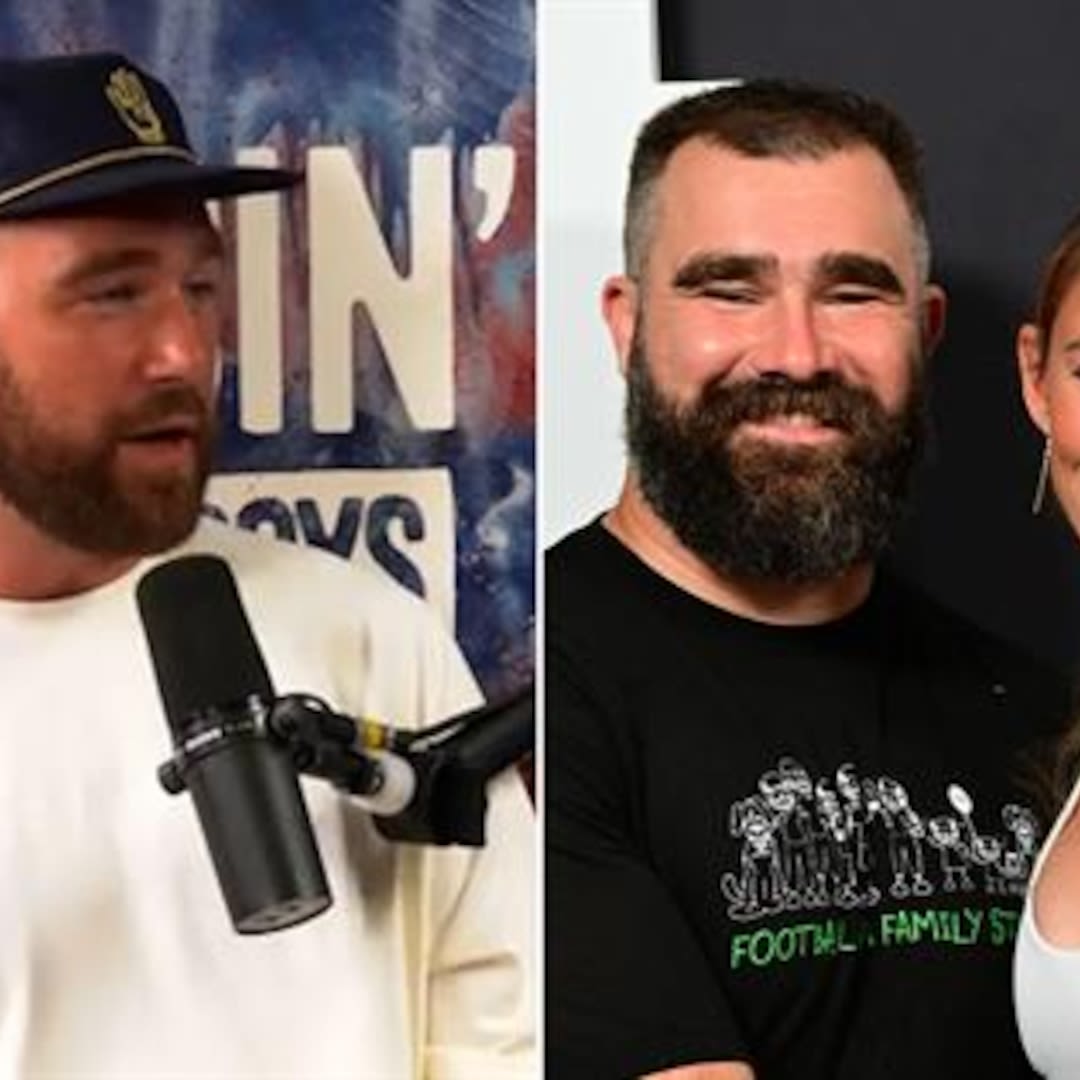 Travis Kelce Reacts to Jason & Kylie Kelce’s Confrontation With “Entitled” Fan - E! Online