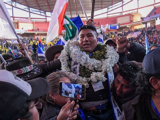 Grover García, el dirigente campesino con quien el MAS “arcista” busca enterrar la “era Evo” en Bolivia - La Tercera