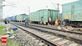 Goods train derails at Odisha's Sambhalpur, no casualties | Bhubaneswar News - Times of India