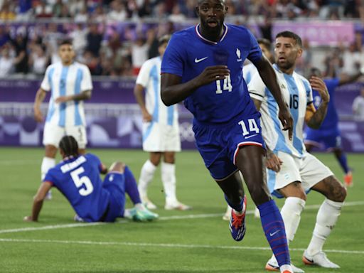 France victory over Argentina sparks ugly scenes at Olympic grudge match