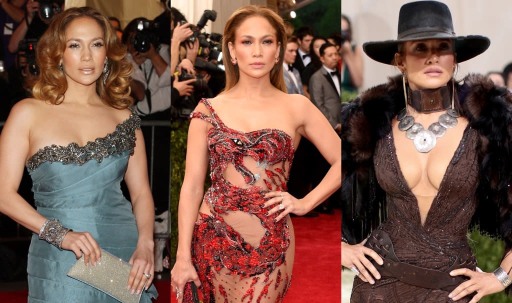 All of Jennifer Lopez’s Met Gala Dresses: An Evolution in Ralph Lauren, Versace and More