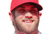 Bryce Harper (hamstring) runs bases close to 100 percent