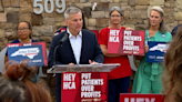 AG Stein shows support at nurses union rally; Mission Hospital calls it a 'campaign stop'