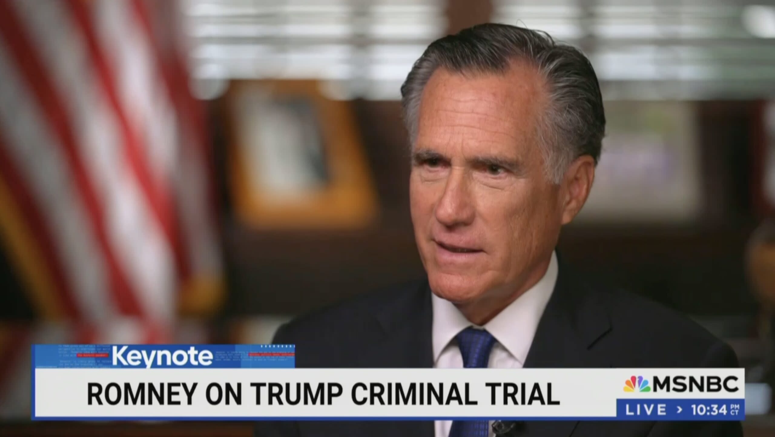 Mitt Romney Says Biden Should Have ‘Immediately Pardoned’ Trump