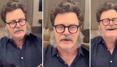 Nick Offerman pens song for former Trump voters: 'Proud to be a Kamala man who has quit the GOP'