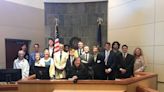 Homeschool students visit real courtroom for mock trial