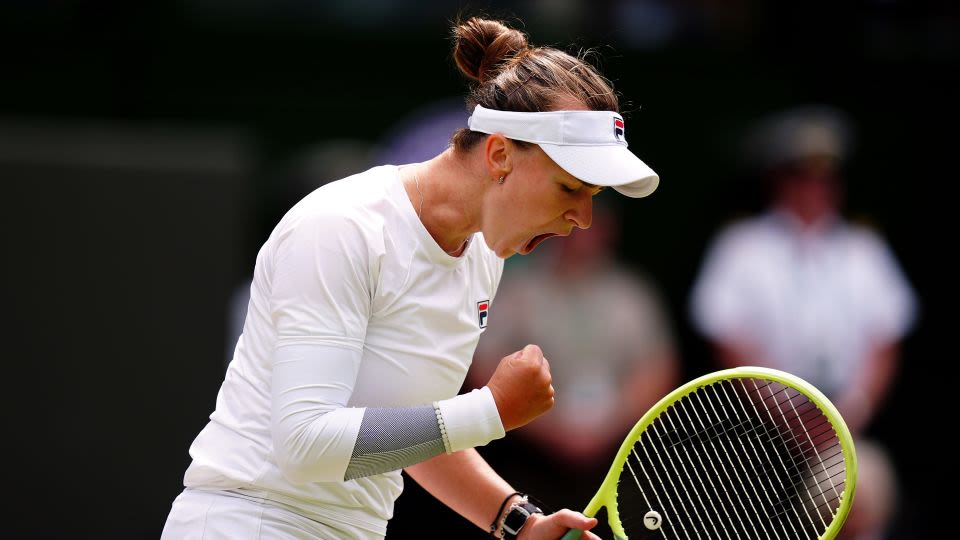 Barbora Krejčíková wins first Wimbledon title, defeating Jasmine Paolini in tense final