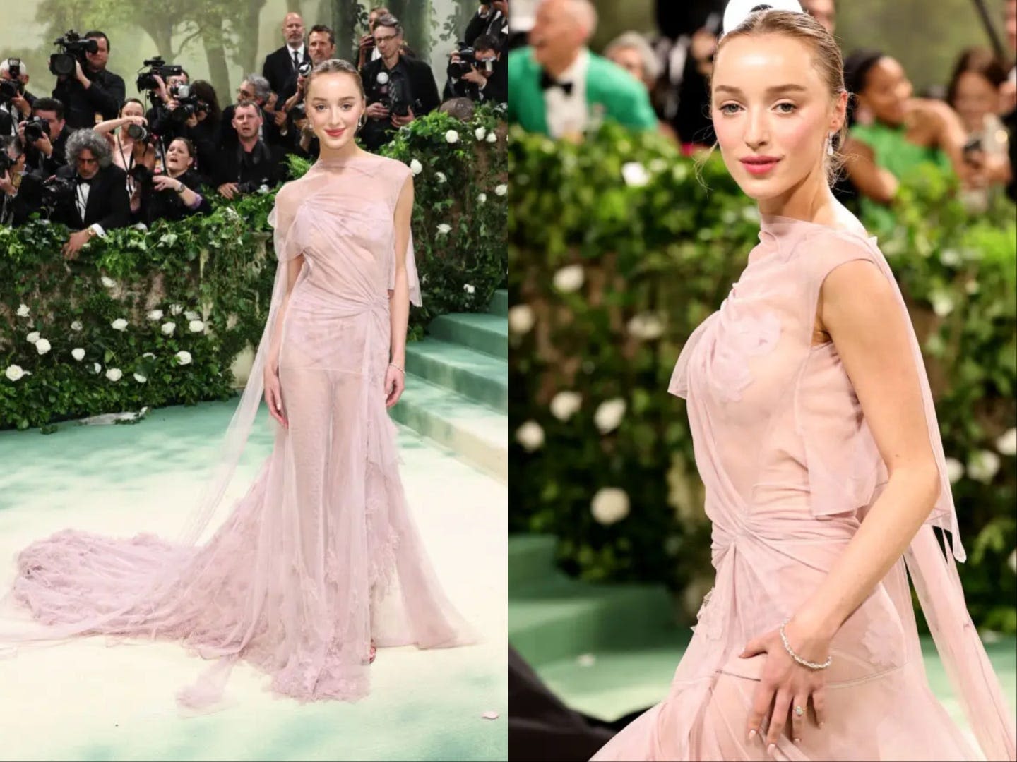 'Bridgerton' star Phoebe Dynevor subtly revealed she's engaged at the Met Gala