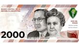 Precio récord: cuánto cuesta emitir los billetes de 2.000 pesos