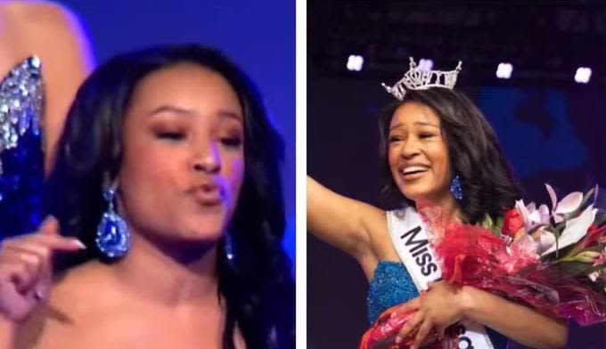 Bloop! Miss Kansas (Alexis Smith) Calls Out Abuser in Audience - Pledges to Combat Domestic Violence | WATCH | EURweb