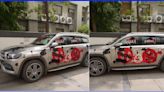 Aman Gupta's Rs 1.4 Cr Mercedes GLS Vandalised with Deadpool Graffiti