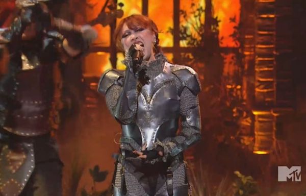 Chappell Roan Sets the VMAs on Fire With Medieval-Themed Performance of ‘Good Luck Babe’