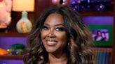 Kenya Moore Sizzles in a Sheer Netted Dress with Fringe Detail