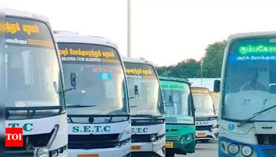 Special Bus Services in Tamil Nadu to Alleviate Weekend Rush | Chennai News - Times of India