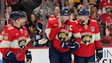 Florida Panthers captain Aleksander Barkov back at practice ahead of Game 3 of Stanley Cup Final - The Boston Globe