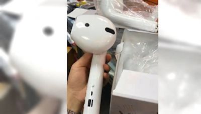 女子花2000元在亞馬遜買AirPods 拆包裹傻眼！比頭還大