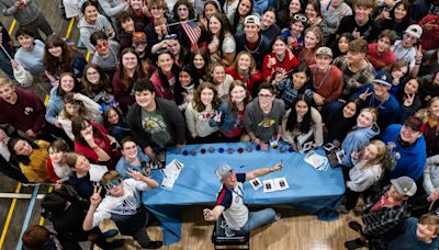 'I believe in you': In Chugiak homecoming, Olympic medalist Alev Kelter delivers message of perseverance