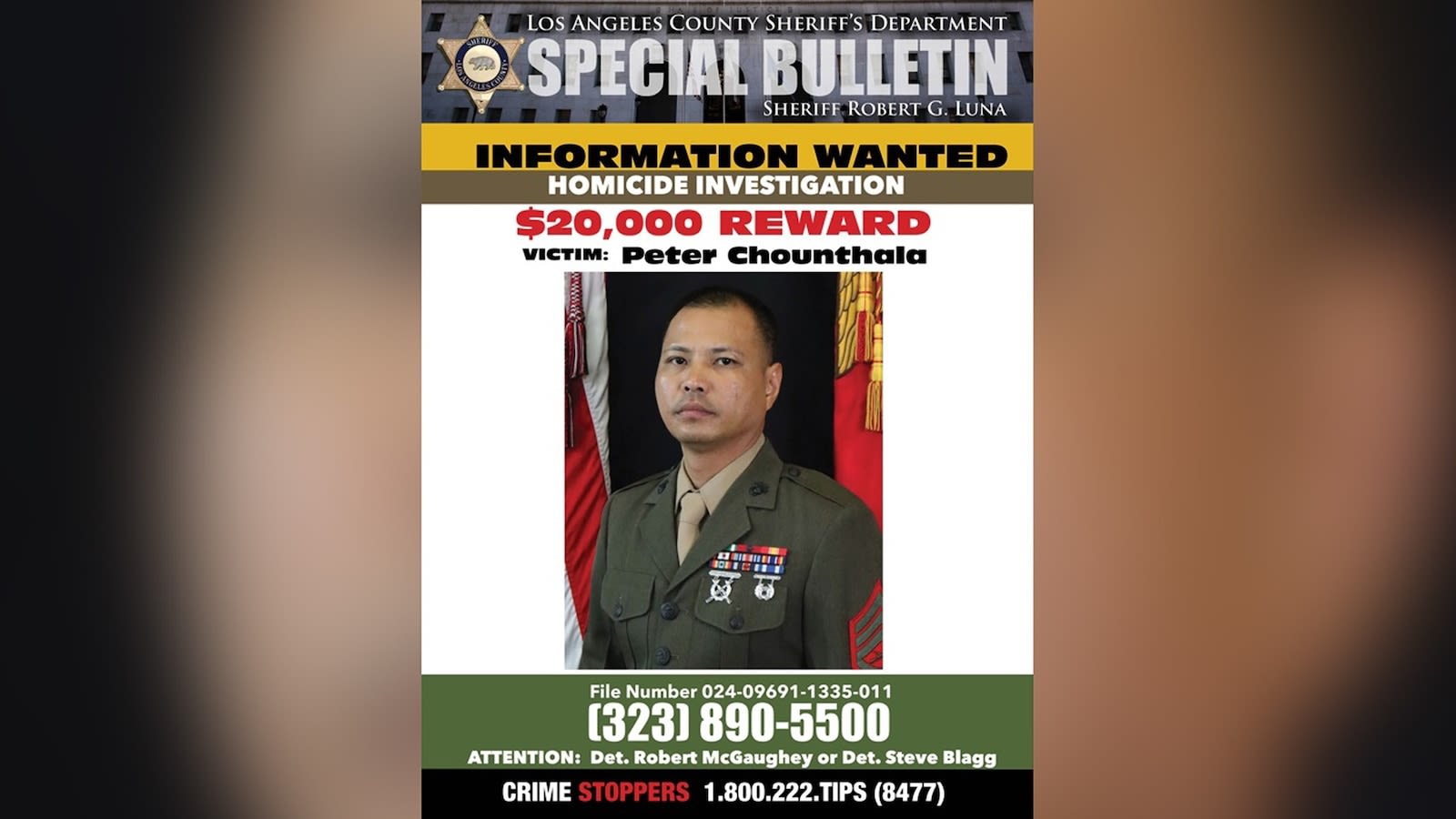 Family pleads for information in murder of Marine who was assaulted then struck in hit-and-run