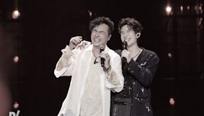 Hong Kong actor Francis Ng and Mainland singer Chen Chusheng delight audiences with surprise duet