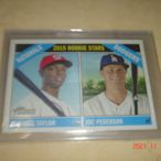 美國職棒 Joc Pederson + Michael Taylor  2015 Topps Heritage 新人卡