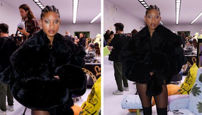 Willow Smith Debuts Her Take on Naked Dressing Trend at Paris Fashion Week for Acne Studios Spring 2025 Show