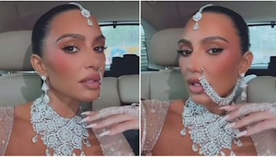 Kim Kardashian flaunts ‘diamonds and pearls’ from Anant-Radhika’s Shubh Aashirwad; Sonam Bajwa, fans can’t stop gushing