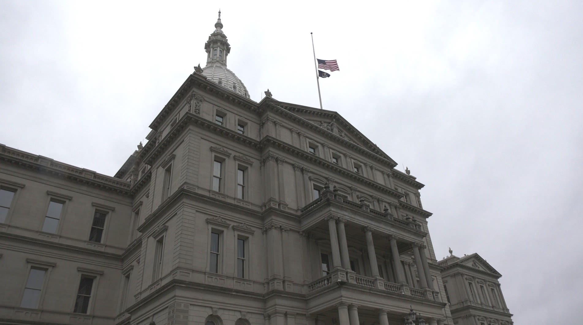 Capitol flags at half-mast for Memorial Day Weekend