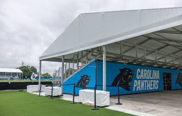 Here’s a sneak peek at Panthers’ practice fields before first training camp in Charlotte