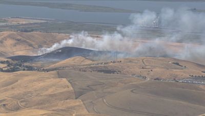 LIVE: Evacuations underway due to brush fire in Concord, Bay Point