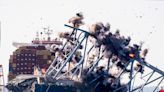 Crews detonate explosives to demolish part of Baltimore bridge and free stricken ship