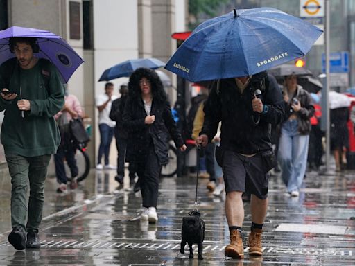 London weather forecast: Commuters face rush-hour downpour as much of UK placed on flood alert