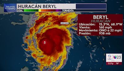 Poderoso Huracán Beryl impactará Jamaica en las próximas horas: mira su trayectoria